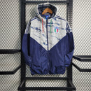 Jaqueta Corta Vento Seleção Itália Adidas - Azul/Branca