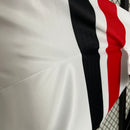 Camisa São Paulo Home  2024/25 - New Balace Torcedor Feminina - Branca/Preta