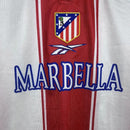 Camisa Atlético de Madrid Home 1999/00 - Reebok Retrô Masculina - Branca/Vermelha