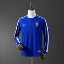 Camisa Brasil Away 1998 - Versão Retrô - Manga Longa