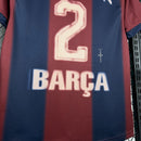 Camisa Barcelona Edição Especial 2001/02 - Nike Retrô Masculina - Vermelha/Azul