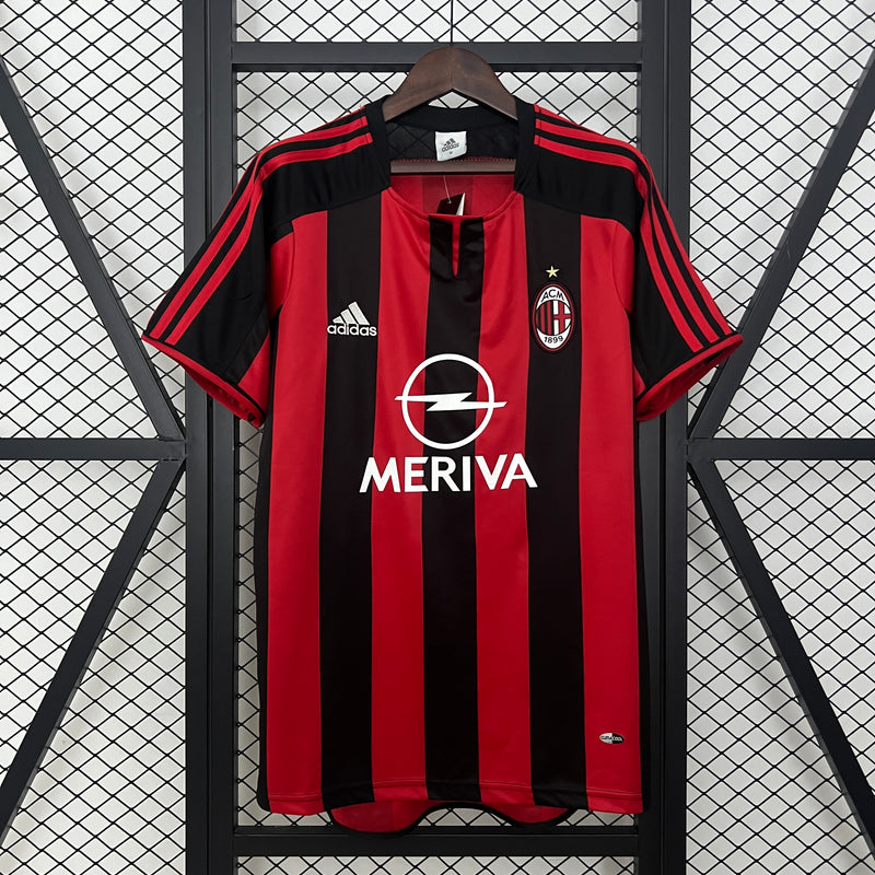 Camisa AC Milan Titular 2003/04 - Versão Retrô