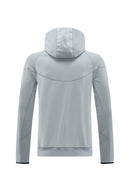 Kit Conjunto Nike Tech Fleece - Jaqueta e Calça- Cinza/Preta