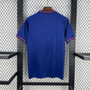 Camisa Lyon Away 2025/26 - Adidas Torcedor Masculina - Azul/Vermelha