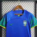 Camisa Pronta Entrega Brasil Away 2022/23 - Nike Torcedor Feminina - Azul/Verde