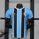 Camisa Grémio Home 2025/26 - Umbro Jogador Masculina - Azul/Preta