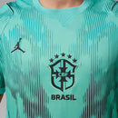 Camisa Seleção Brasil Goleiro 2026/27 - Jordan Torcedor Masculina - Verde/Preta