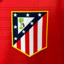 Camisa Atlético de Madrid Away 2001/02 - Nike Retrô Masculina - Vermelha/Preta