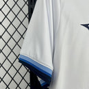 Camisa Pronta Entrega Lazio 125 Anos 2025/26 - Mizuno Torcedor Masculina - Branca/Azul