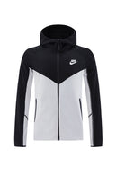 Kit Conjunto Nike Tech Fleece - Jaqueta e Calça- Preta/Cinza