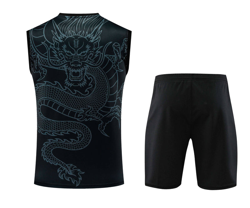 Kit Treino (Regata + Shorts) - Real Madrid 2024/25 Dragon