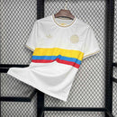 Camisa Pronta Entrega Seleção Colômbia 100 anos 2025/26 - Adidas Torcedor Masculina - Branca/Colorida