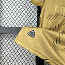 Camisa Real Madrid Treino 2025/26 - Adidas Torcedor Masculina - Dourada/Preta