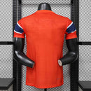 Camisa Seleção Noruega Home 2026/27 - Nike Jogador Masculina - Vermelha/Azul