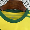 Camisa Seleção Brasil Home 1994 - Adidas Retrô Masculina - Amarela/Verde