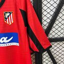 Camisa Atlético de Madrid Away 2001/02 - Nike Retrô Masculina - Vermelha/Preta