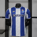 Camisa Porto Home 2025/26 - New Balance Jogador Masculina - Azul/Branca