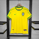 Camisa Seleção Brasil Home 1998/99 - Nike Retrô Masculina - Amarela/Verde