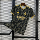 Camisa Real Madrid Edição Especial 2025/26 - Adidas Torcedor Masculina - Preta/Dourada