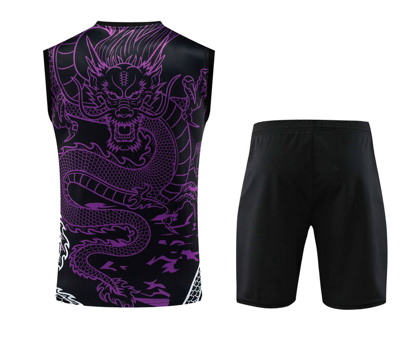 Kit Treino (Regata + Shorts) - Real Madrid 2024/25 Dragon