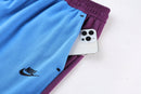 Kit Conjunto Nike Tech Fleece - Jaqueta e Calça- Bordo/Azul