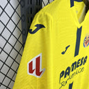 Camisa Pronta Entrega Villarreal Home 2025/26 - Joma Torcedor Masculina - Amarela/Preta