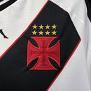 Camisa Vasco Away 2024/25 - Kappa Torcedor Masculina - Preta/Branca