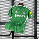Camisa Pronta Entrega Newcastle Away 2025/26 - Adidas Torcedor Masculina - Verde/Branca