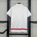 Camisa Mônaco Home 2025/26 - Mizuno Torcedor Masculina - Branca/Vermelha