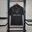 Camisa Pronta Entrega Barcelona Away Edição Travis Scott 2025/26 - Nike Torcedor Masculina - Preta/Azul