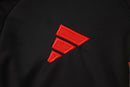 Conjunto de Treino Half Ziper Liverpool 2025/26 - Adidas Jaqueta + Calça - Preta/Vermelha