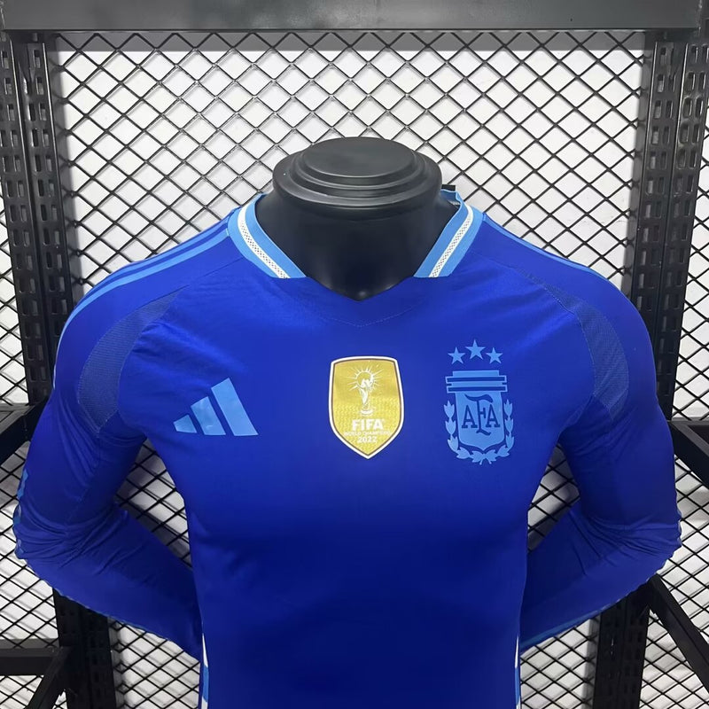 Camisa Argentina Away 2024/25 - Versão Jogador - Manga Longa