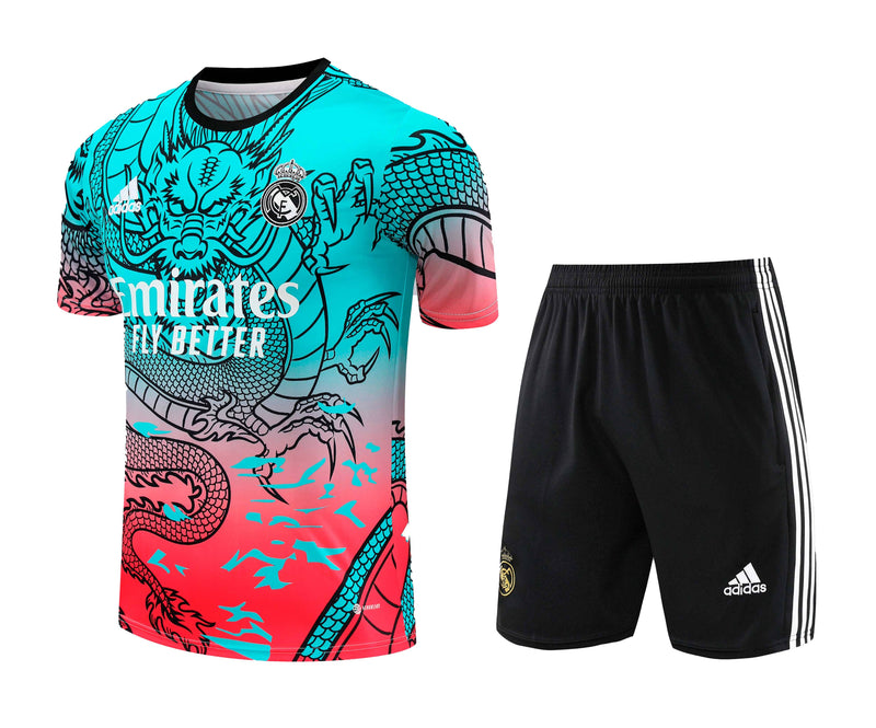 Kit Treino (Camisa + Shorts) - Real Madrid 2024/25 Dragon