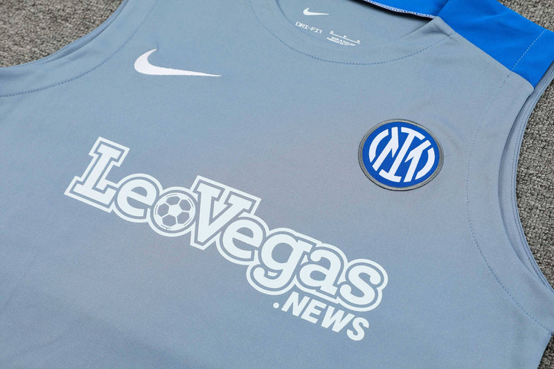 Kit Treino (Regata + Shorts) - Inter de Milão 2024/25