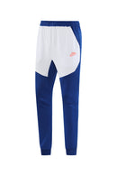 Kit Conjunto Nike Tech Fleece - Jaqueta e Calça- Azul/Branca