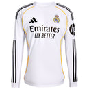 Camisa Real Madrid 2025/26 - Torcedor Masculina - Manga Longa