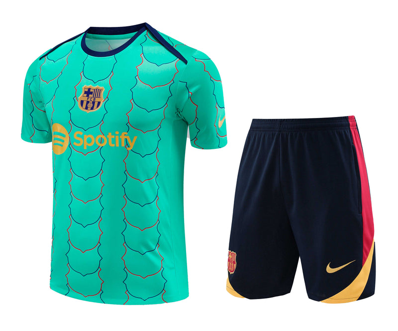 Kit Treino (Camisa + Shorts) - Barcelona 2024/25
