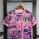 Camisa Seleção Japão Edição Especial 2024/25 - Adidas Torcedor Masculina - Rosa/Azul