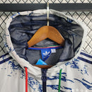 Jaqueta Corta Vento Seleção Itália Adidas - Azul/Branca