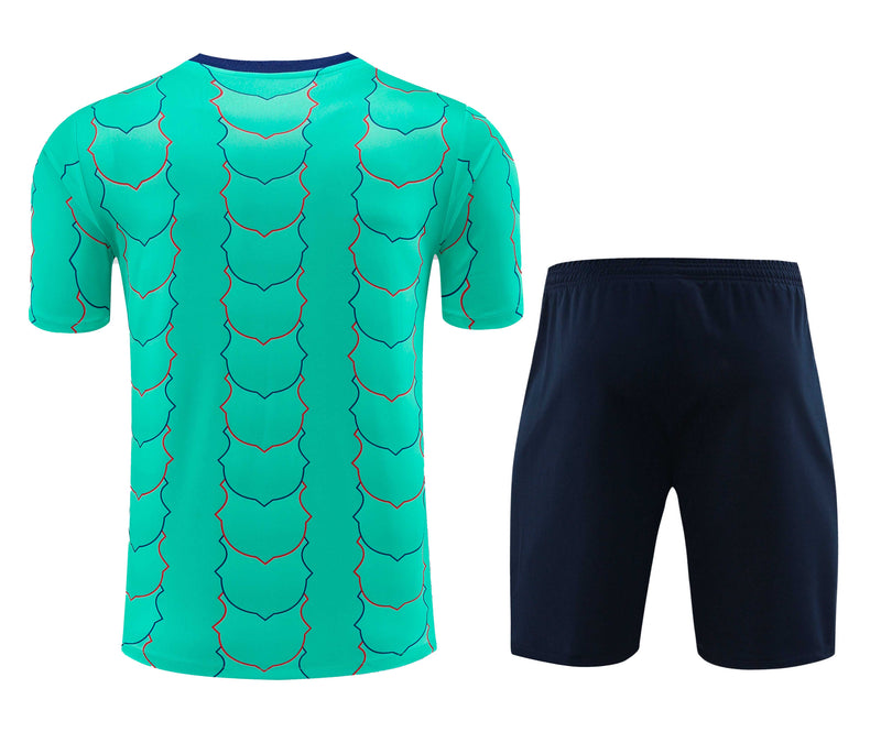 Kit Treino (Camisa + Shorts) - Barcelona 2024/25