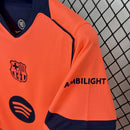 Camisa Barcelona Third 2025/26 - Nike Torcedor Masculina - Laranja/Azul