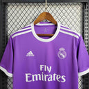 Camisa Real Madrid Away 2016/17- Adidas Retrô Masculina - Roxa/Branca