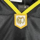 Camisa Manga Longa Real Madrid Away 1998/99 - Adidas Retrô Masculina - Preta/Amarela