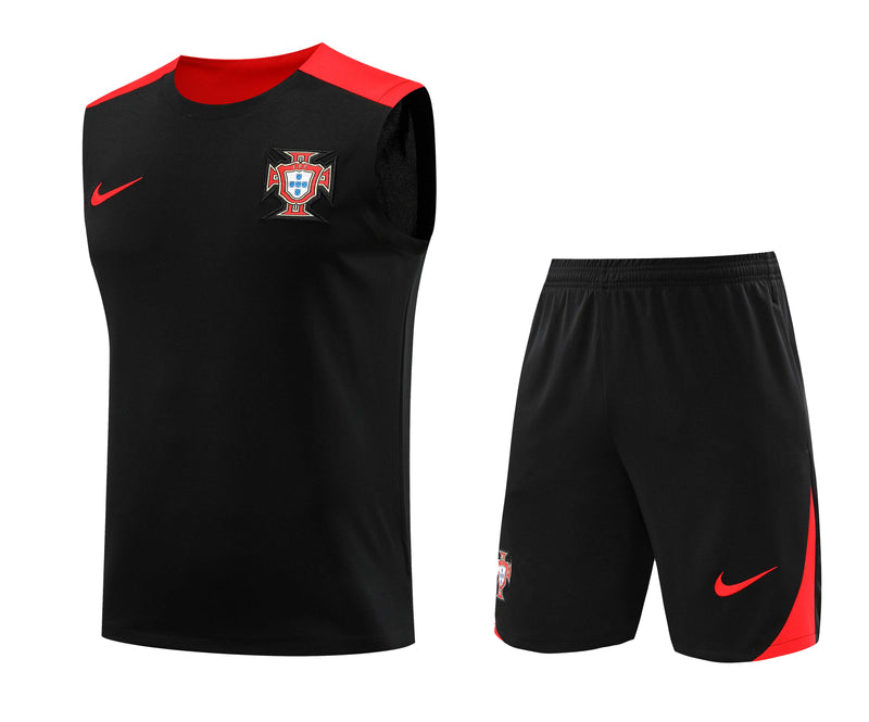 Kit Treino (Camisa + Shorts) - Portugal 2024/25