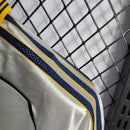 Camisa Pronta Entrega Real Madrid Home 1998/00 - Adidas Retrô Masculina - Branca/Azul