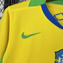 Camisa Pronta Entrega Brasil Home 2025/26 - Nike Torcedor Masculina - Amarela/Verde