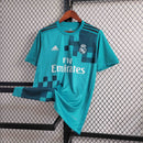 Camisa Pronta Entrega Real Madrid Third 2017/18 - Adidas Retrô Masculina - Azul
