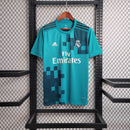 Camisa Pronta Entrega Real Madrid Third 2017/18 - Adidas Retrô Masculina - Azul