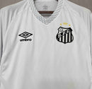 Camisa Santos Home 2025/26 - Umbro Torcedor Masculina - Branca/Preta