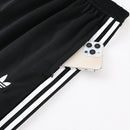 Kit Conjunto Adidas Tech Fleece - Jaqueta e Calça- Preta/Branca